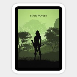 Elven Ranger Sticker